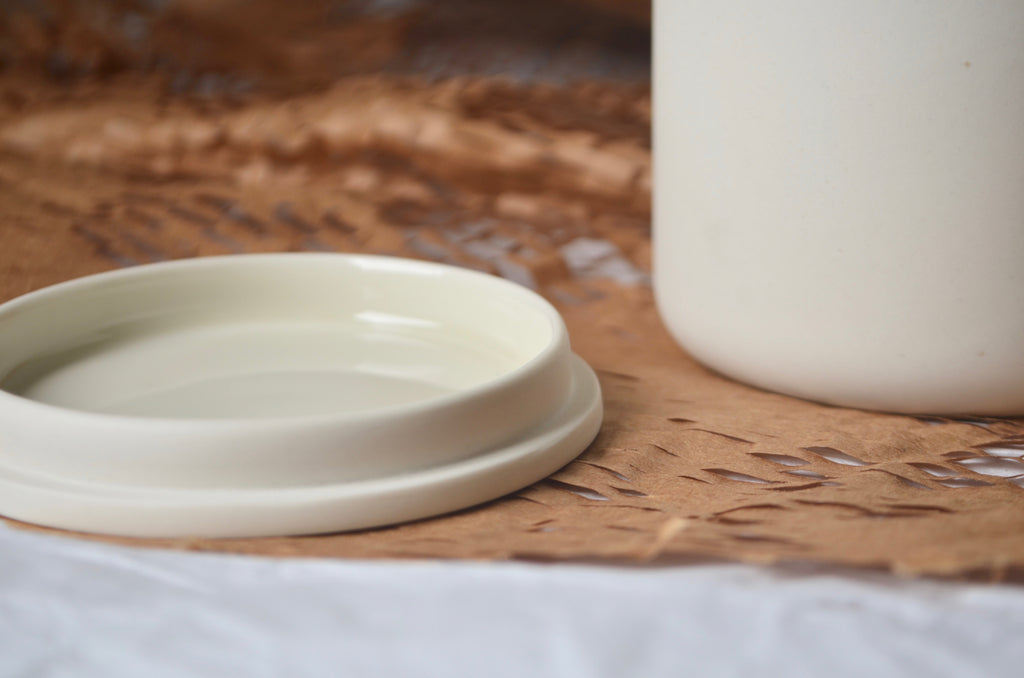 Lidded porcelain jar | Unique handcrafted gifts