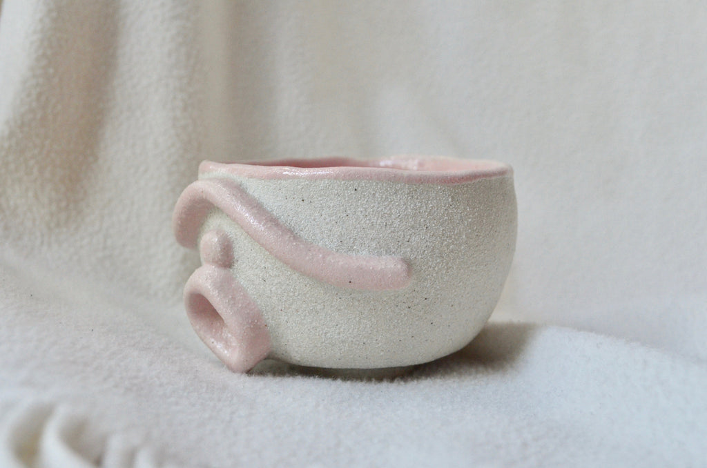 Rachel Charge ceramic vulva cup | Handbuilt pottery Singapore