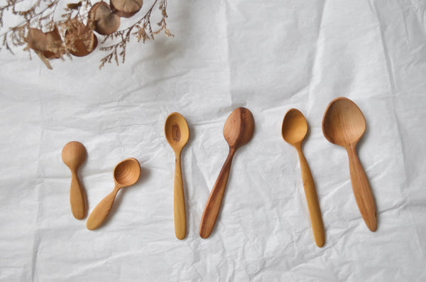 Hand carved wooden kitchen utensils gift Singapore - Eat & Sip tableware