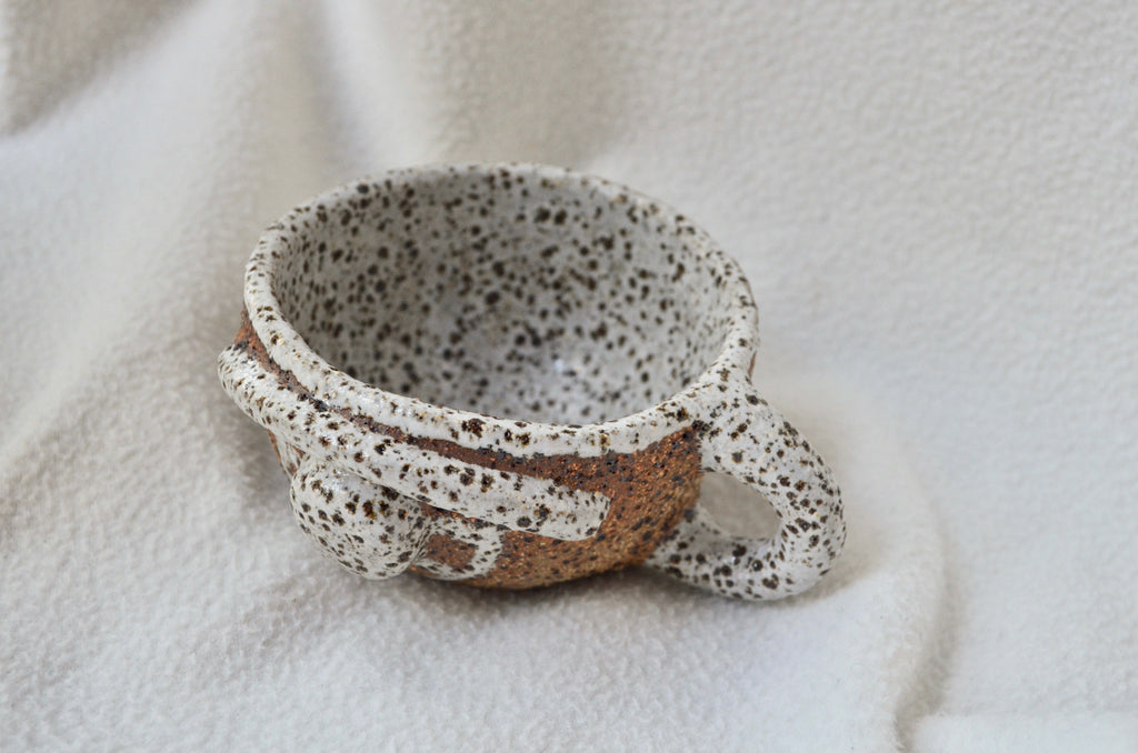 Rachel Charge | Handbuilt pottery Singapore, buff raku