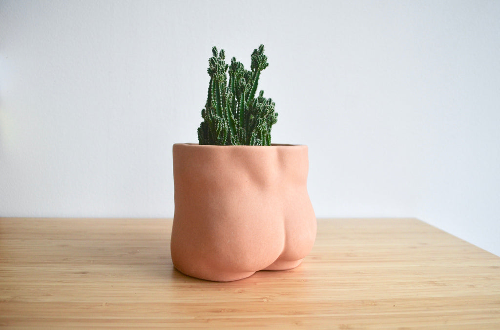 Group Partner nude booties boy planters in Singapore - Eat & Sip handmade pot