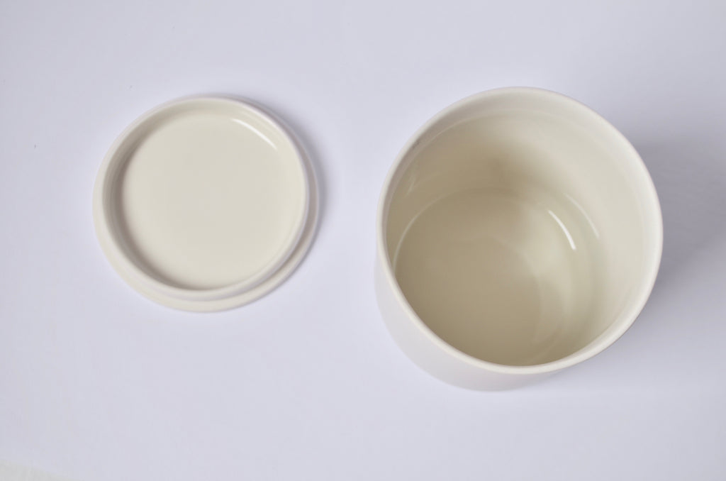 Lidded porcelain jar | Unique handcrafted gifts