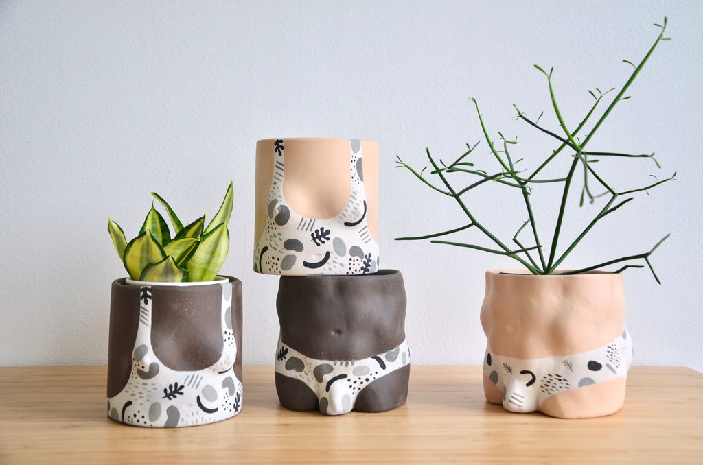 Group Partner confetti planters in Singapore - Eat & Sip handmade tableware