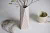Handmade minimalist geometric vase | Eat & Sip handcrafted ceramics