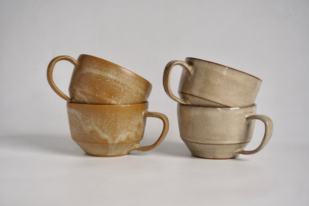 Handmade angled mug Embers Pottery Singapore