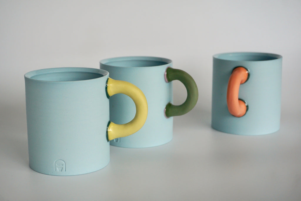 Handmade porcelain cups Korea maker Now Ceramic | Eat & Sip