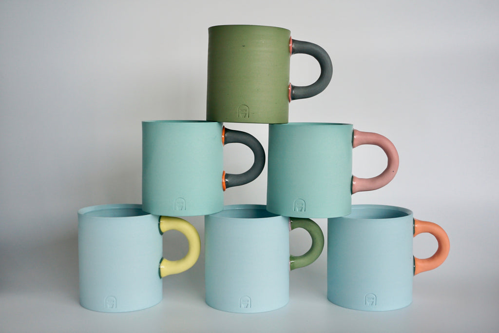 Handmade porcelain cups Korea maker Now Ceramic | Eat & Sip