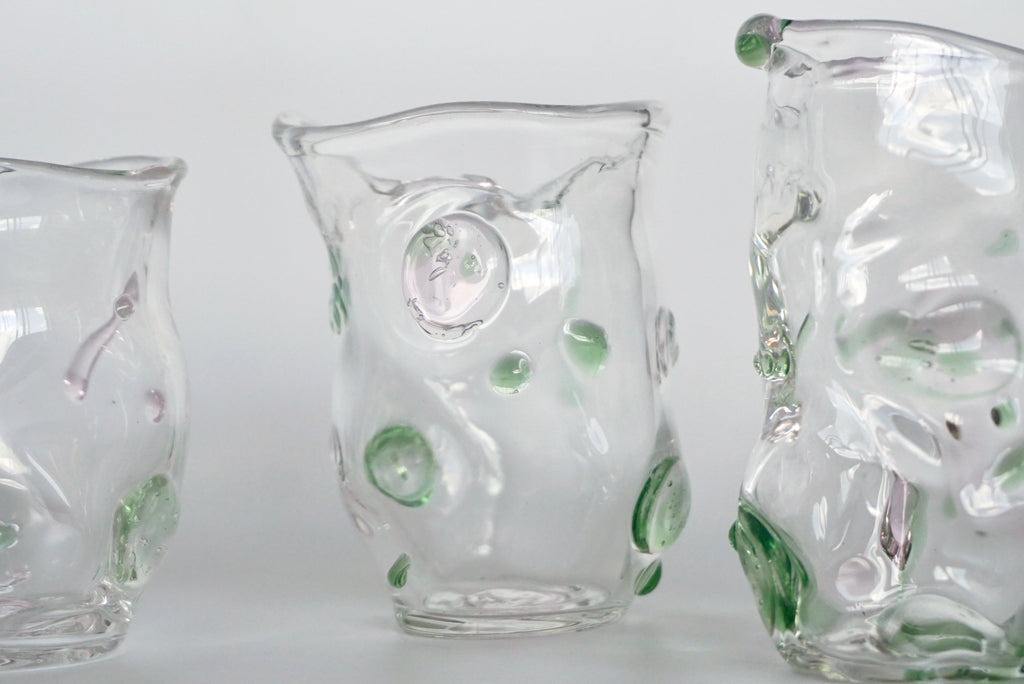 Handmade lamp worked glass tumblers Singapore Ceramics