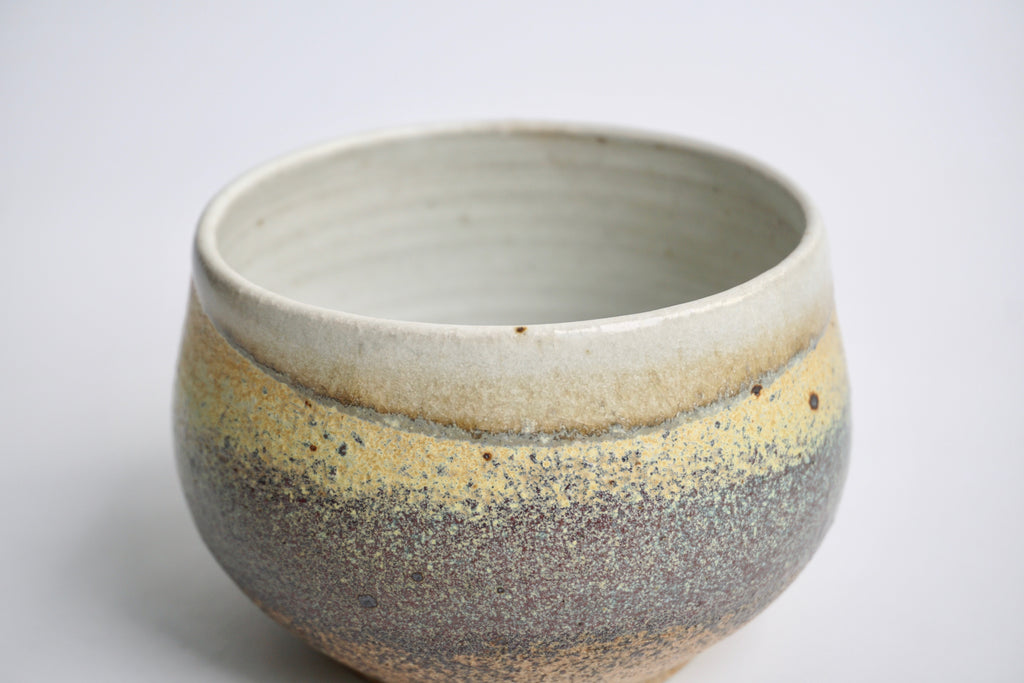 Handmade pottery bowl Clay Blossoms | Handcrafted tableware Singapore