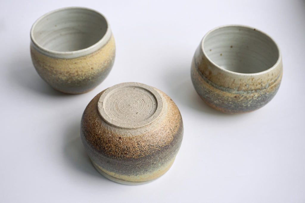 Handmade pottery bowl Clay Blossoms | Handcrafted tableware Singapore