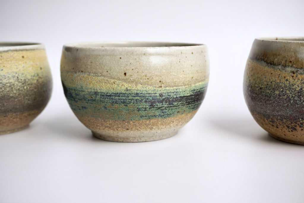 Handmade pottery bowl Clay Blossoms | Handcrafted tableware Singapore