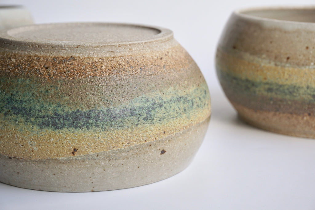 Wheel thrown pottery bowl Clay Blossoms | Handcrafted tableware Singapore