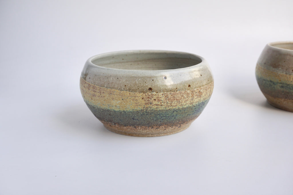 Handmade pottery bowl Clay Blossoms | Handcrafted tableware Singapore