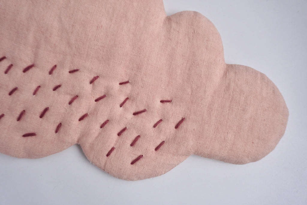 Hand stitched cloud hotpad Singapore | Unique housewarming gifts