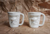 Ceramic handmade grumpy face mugs in Singapore