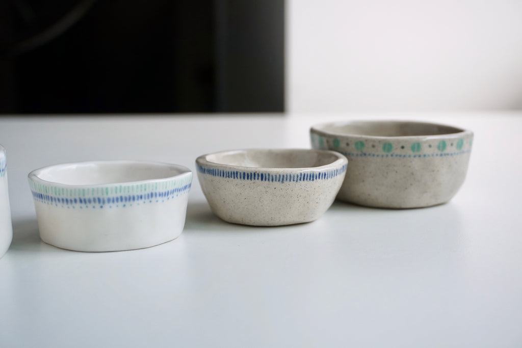 Handmade porcelain spice bowl Singapore | Eat & Sip