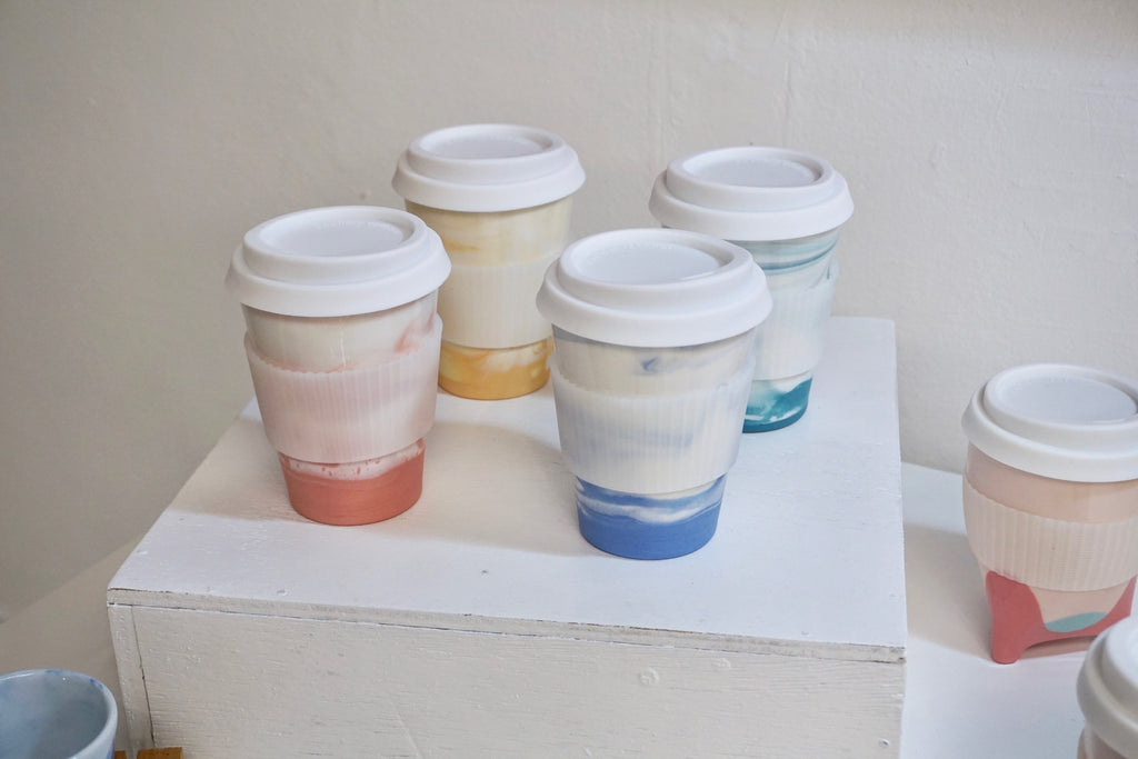 Handmade takeaway coffee cups in Singapore | Handcrafted tableware