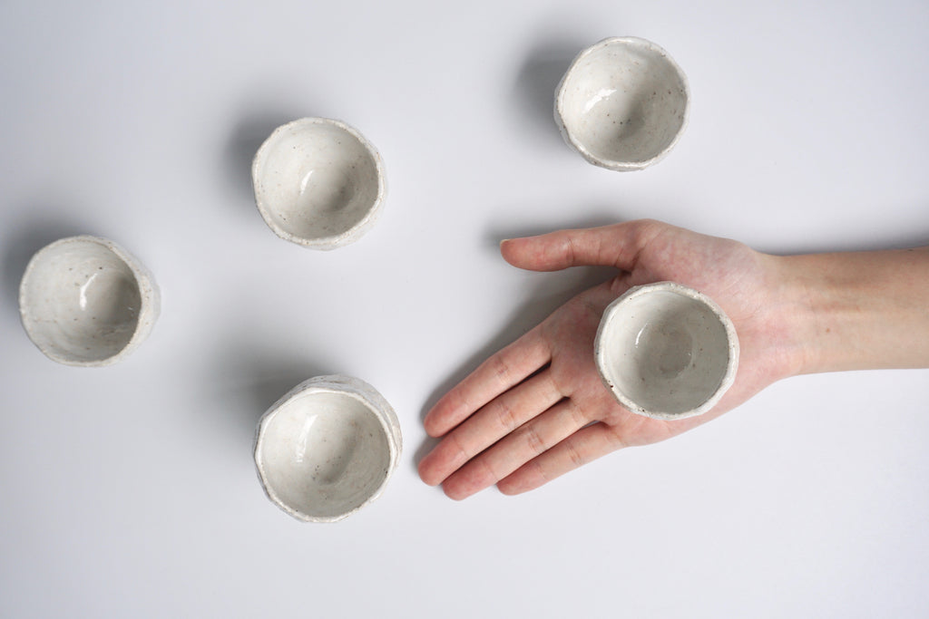 Carved teacups | Handmade ceramics Singapore Eat & Sip
