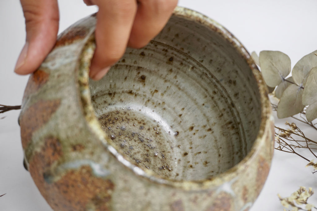 Handmade pottery Singapore vase | Eat & Sip