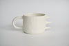 White dino mug | Eat & Sip handmade ceramics