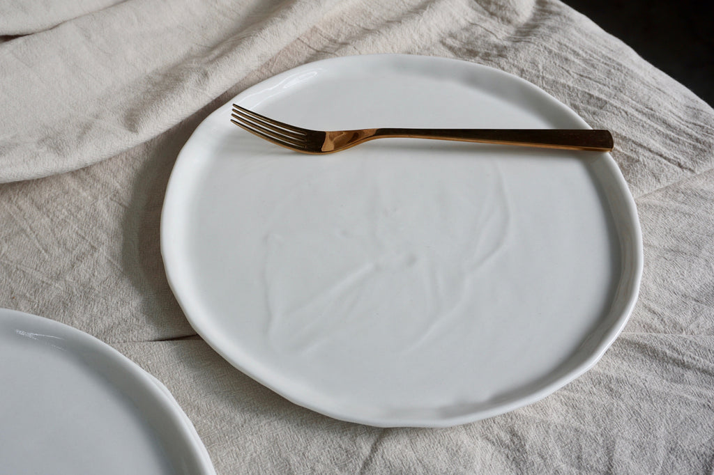 Handcrafted pottery plate | Eat & Sip tableware