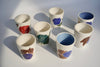 Handmade sgraffito cups Singapore | Eat & Sip