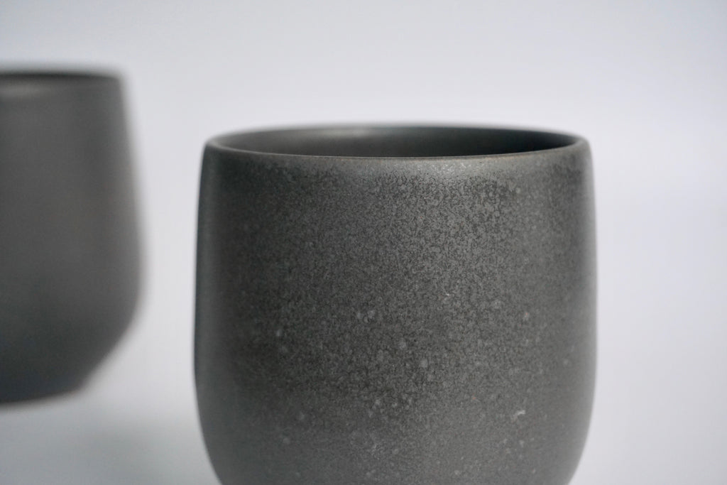 Minimalist handmade ceramic teacups | Lerae Lim Pottery