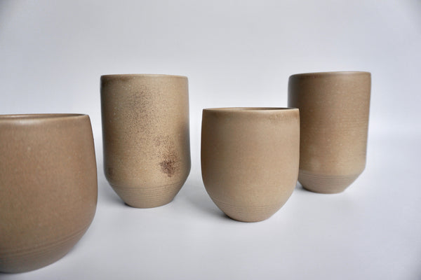Unique handcrafted pottery tumblers | Lerae Lim Singapore