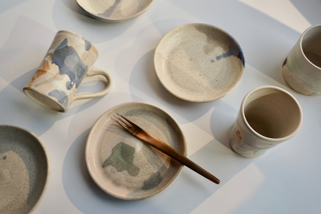 Handmade ceramic bowl East Field | Pottery handcrafted Singapore