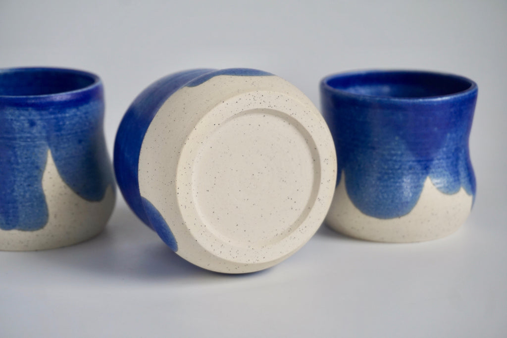 Hourglass handmade tumbler Singapore | Pottery by Chen Liyuan - Eat & Sip