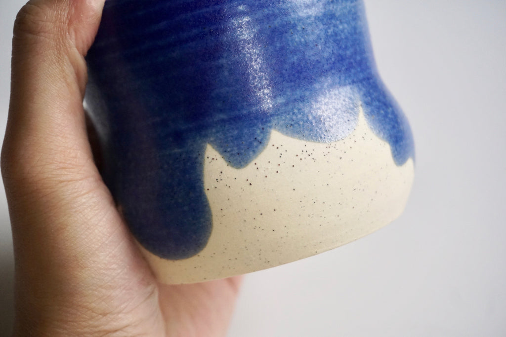 Hourglass handmade tumbler Singapore | Pottery by Chen Liyuan - Eat & Sip