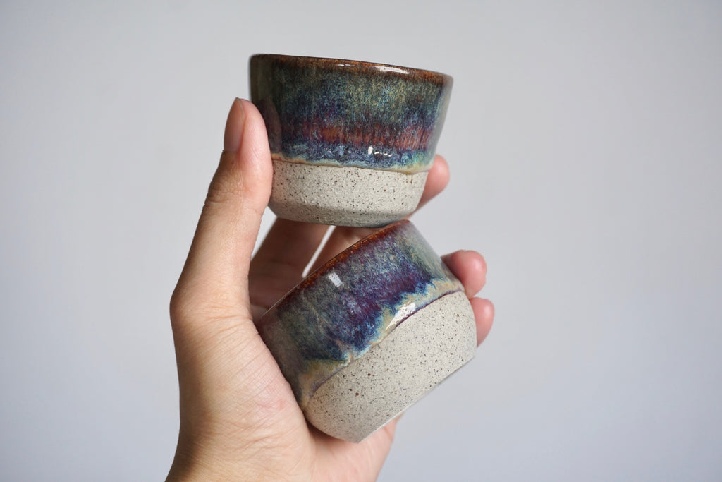 Wheel-thrown ceramics sake bottle Singapore | Eat & Sip