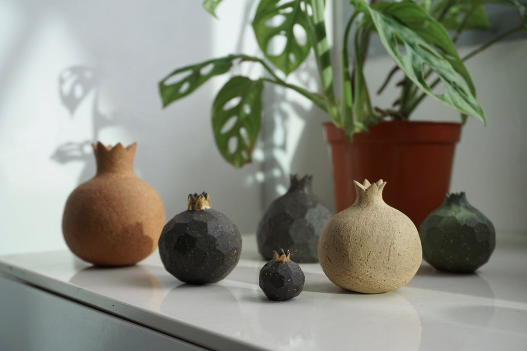 Handmade ceramic bud vases Singapore - Eat & Sip