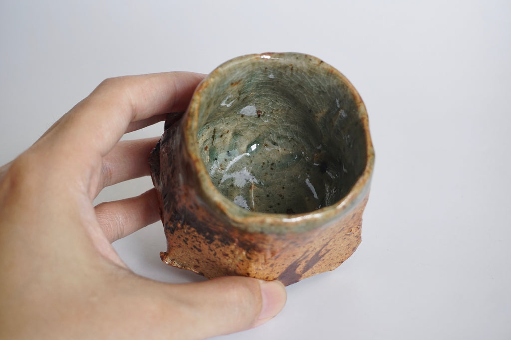Handmade kurinuki teacups | Clay blossoms Pottery Singapore