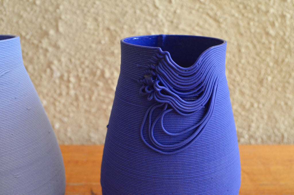 3D printed ceramic vase Singapore | Unique homeware by Alterfact