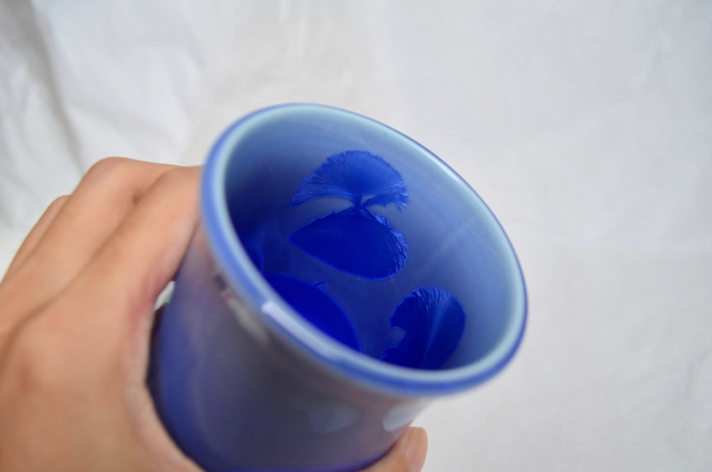 Crystalline glaze cup | handmade ceramics Singapore