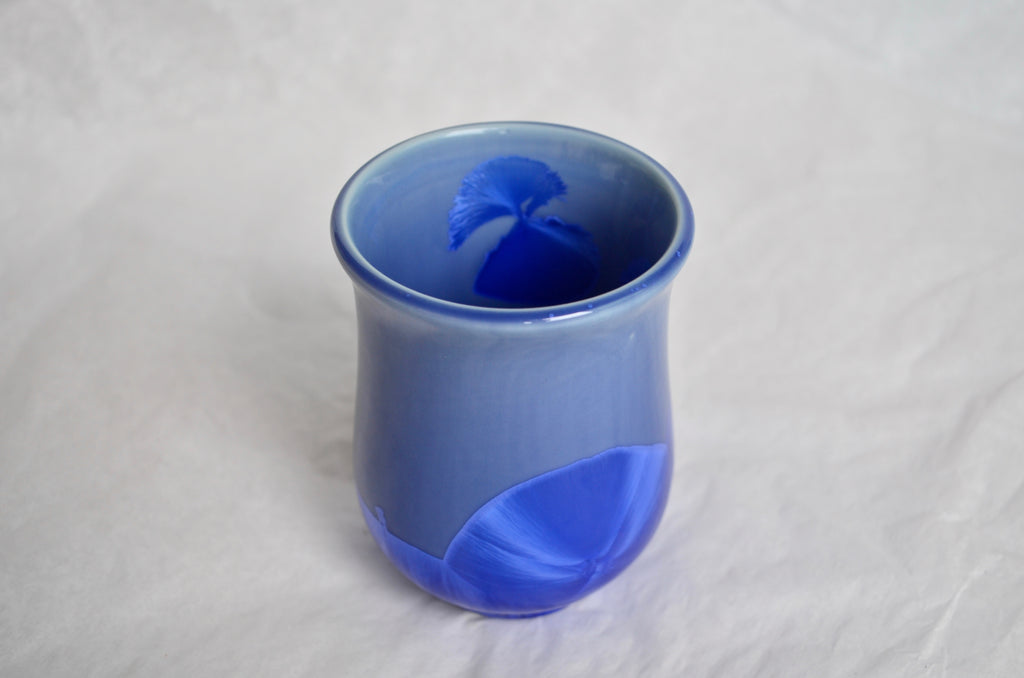 Crystalline glaze cup | handmade ceramics Singapore
