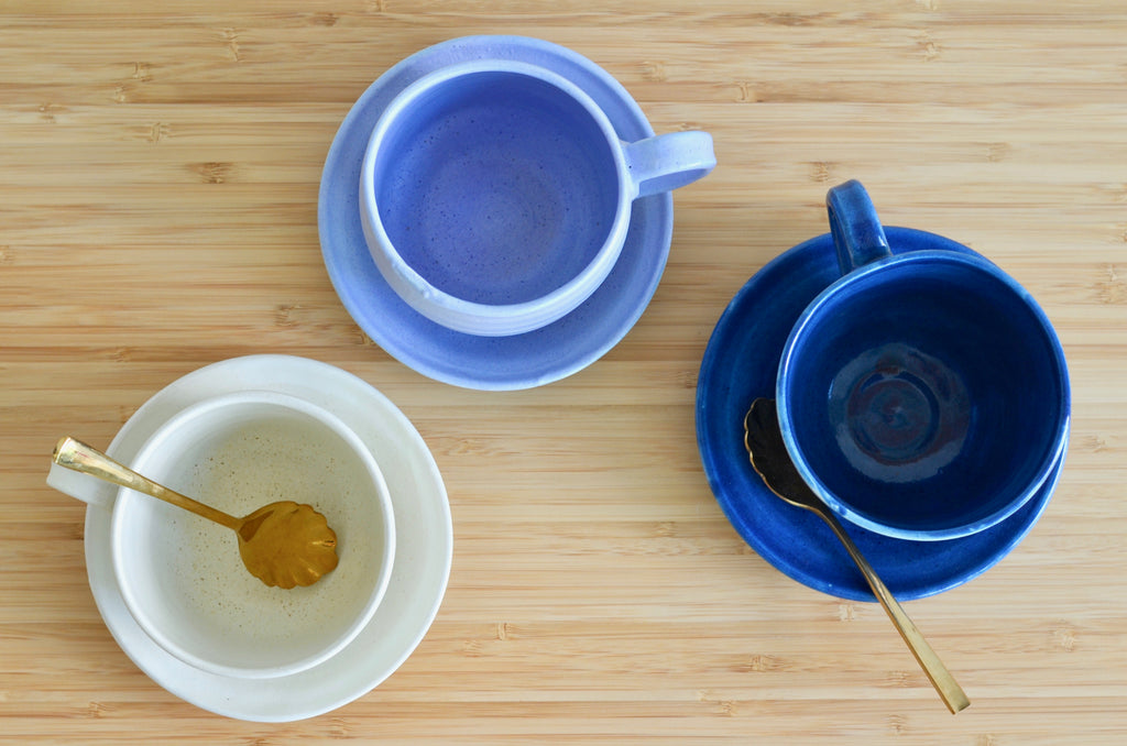 Handmade ceramics tableware Singapore - wheel thrown cups