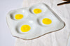 Ceramic egg plate | Handmade tableware in Singapore