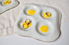 Ceramic egg plate | Handmade tableware in Singapore