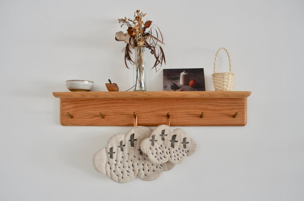 Handcrafted cloud hotpad | Hand sewn