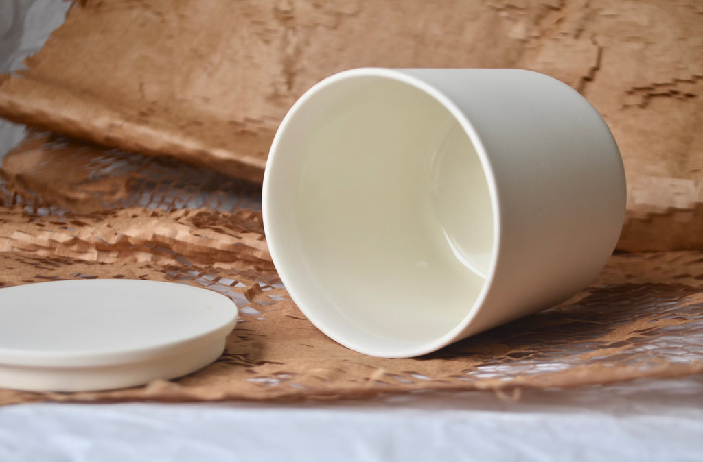 Slip casted porcelain jar | Unique handcrafted gifts Singapore