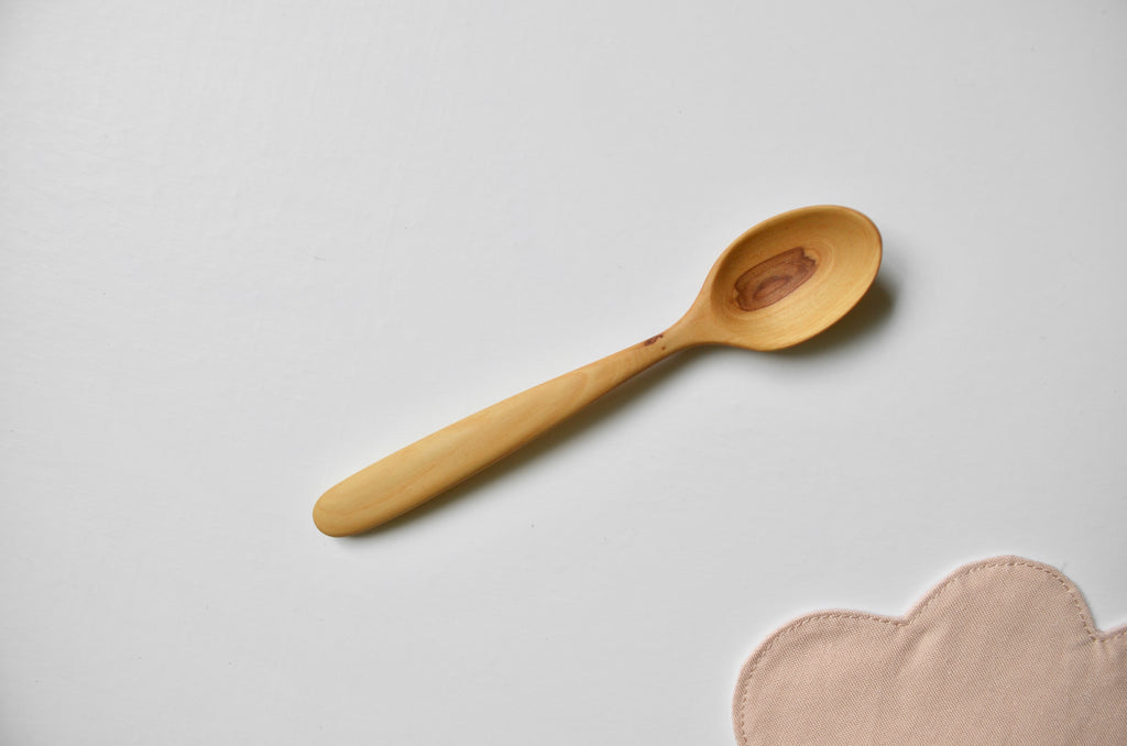 Hand carved plum wood spoon | Eat & Sip tableware