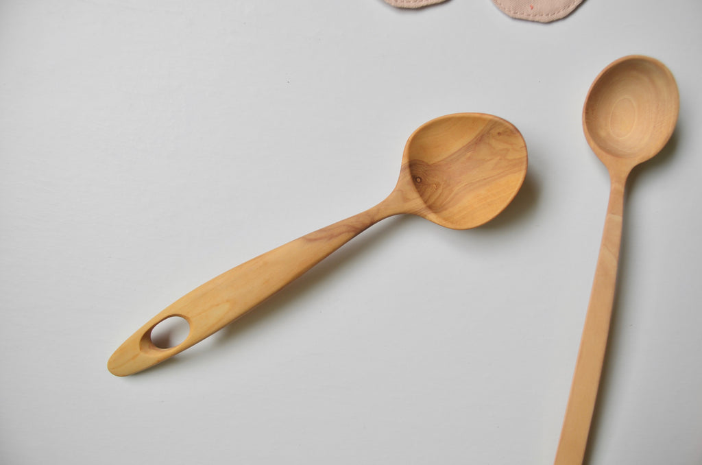 Hand carved mountain ash spoon Singapore - Eat & Sip tableware
