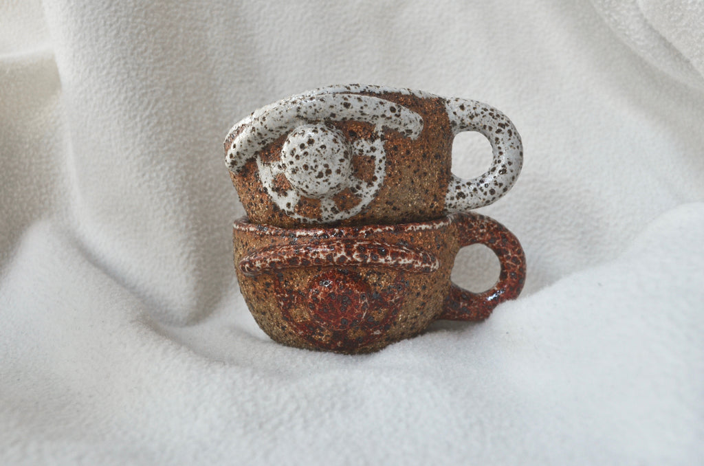Rachel Charge eye see you cup | Handbuilt pottery Singapore