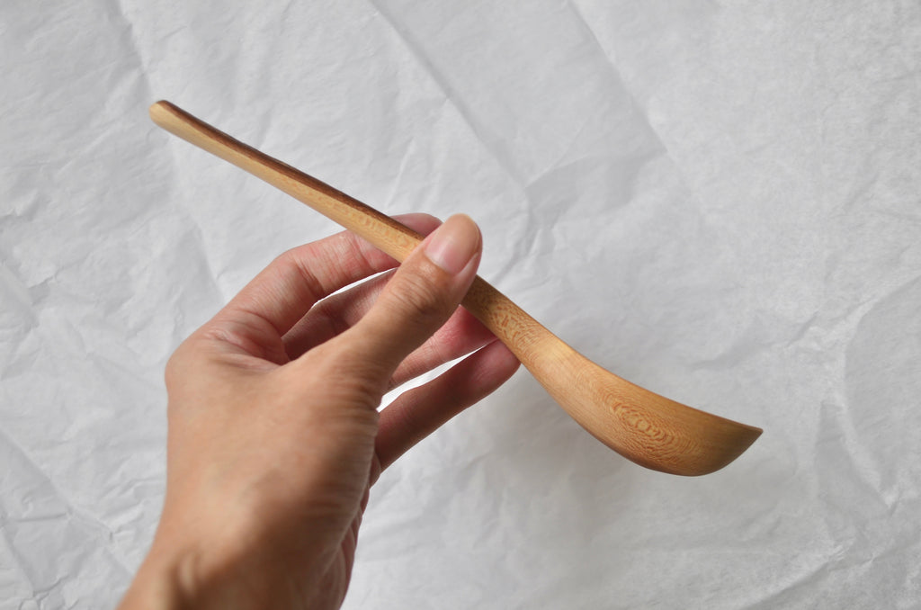 Hand carved apple wood spoon Singapore - Eat & Sip