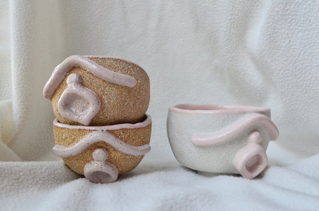 Rachel Charge vulva bowl | Handbuilt pottery Singapore