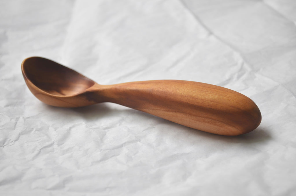 Hand carved wooden scoop Singapore - Eat & Sip