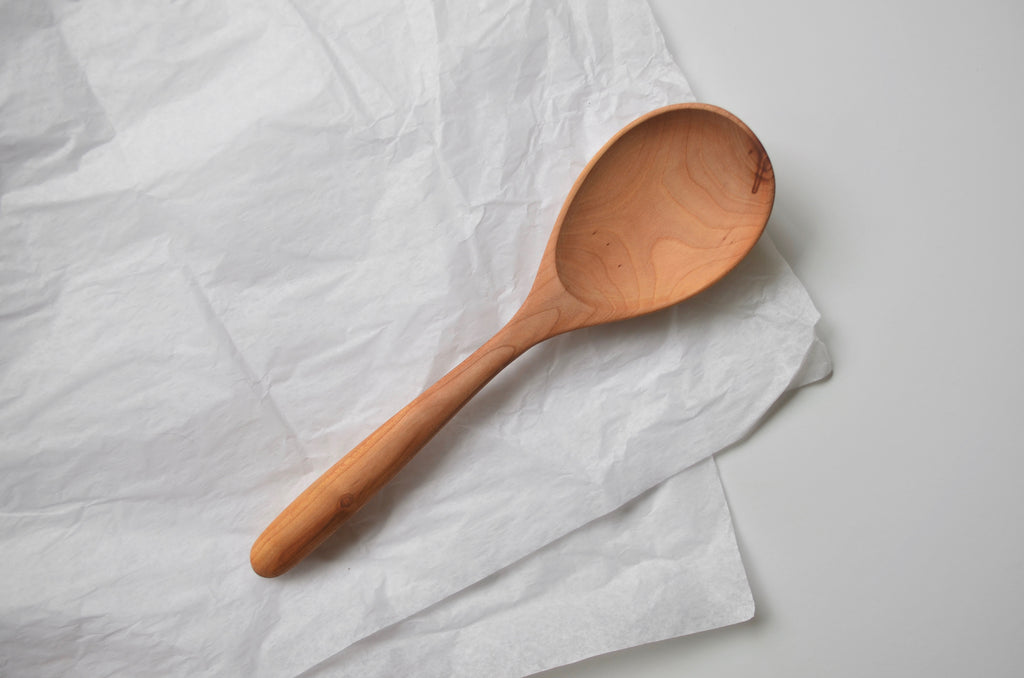 Hand crafted wooden kitchen big spoon Singapore - Eat & Sip