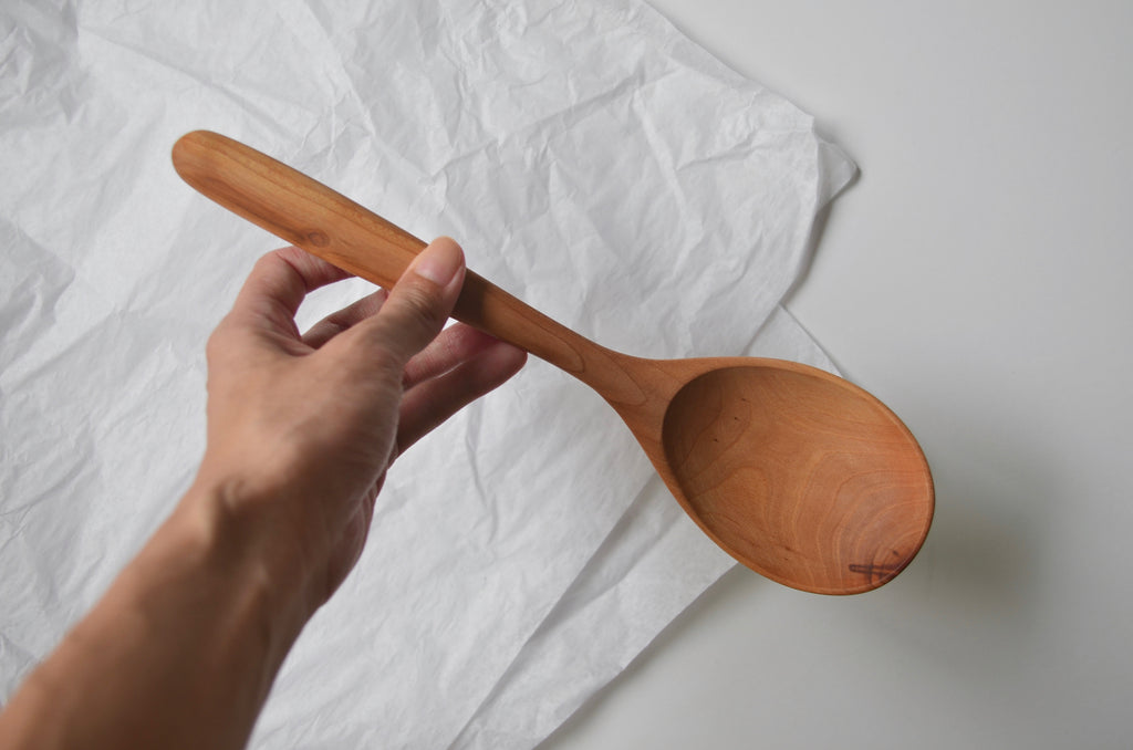 Hand carved wooden kitchen scoop Singapore - Eat & Sip tableware